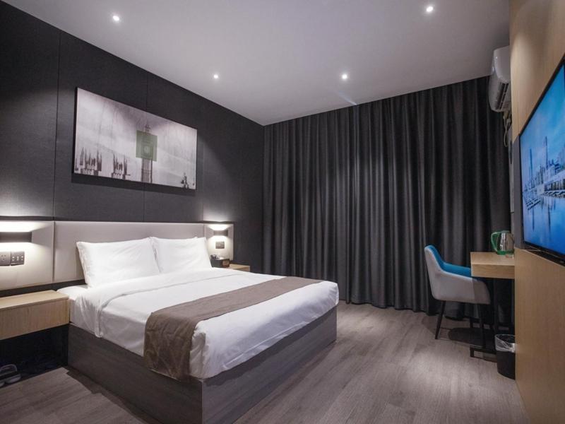 Thank Inn Chain Hotel Hunan Huaihua Hecheng District South High Speed Rail Station Exterior foto